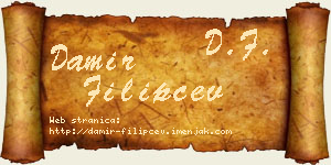 Damir Filipčev vizit kartica